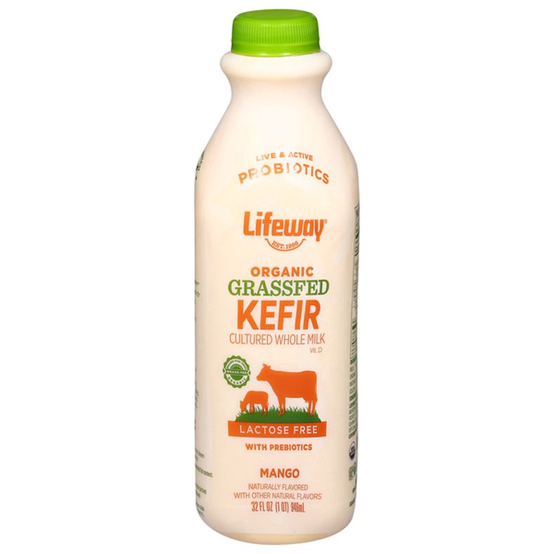 Lifeway Organic Grassfed Mango Kefir