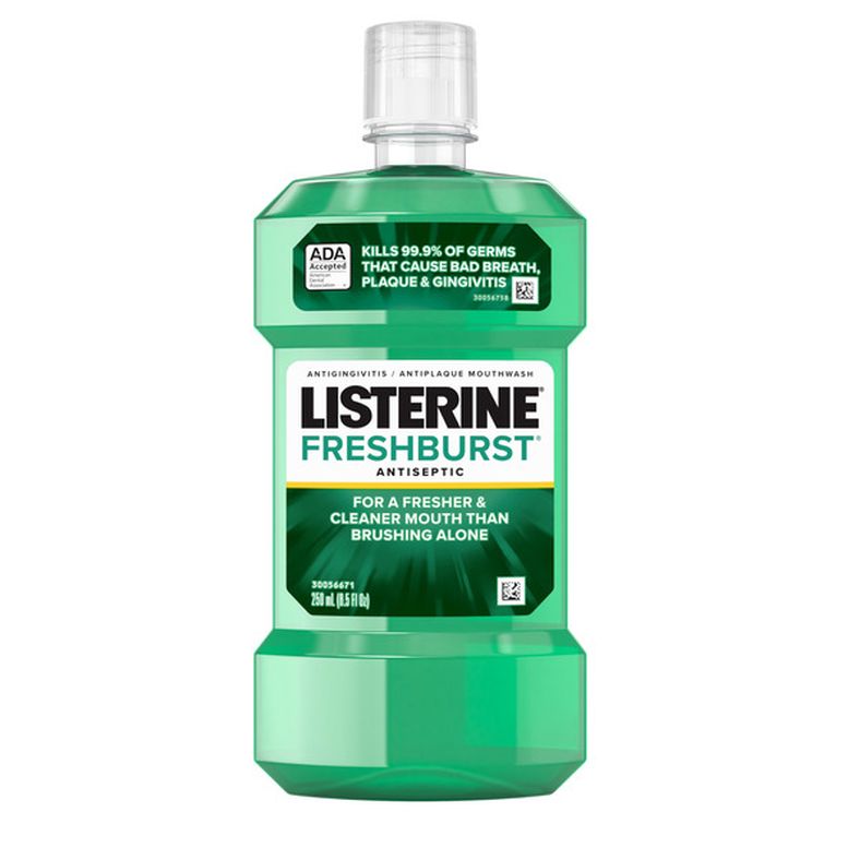 Listerine Freshburst Antiseptic Mouthwash, Mint, 8.5 Fl. Oz (250 mL)