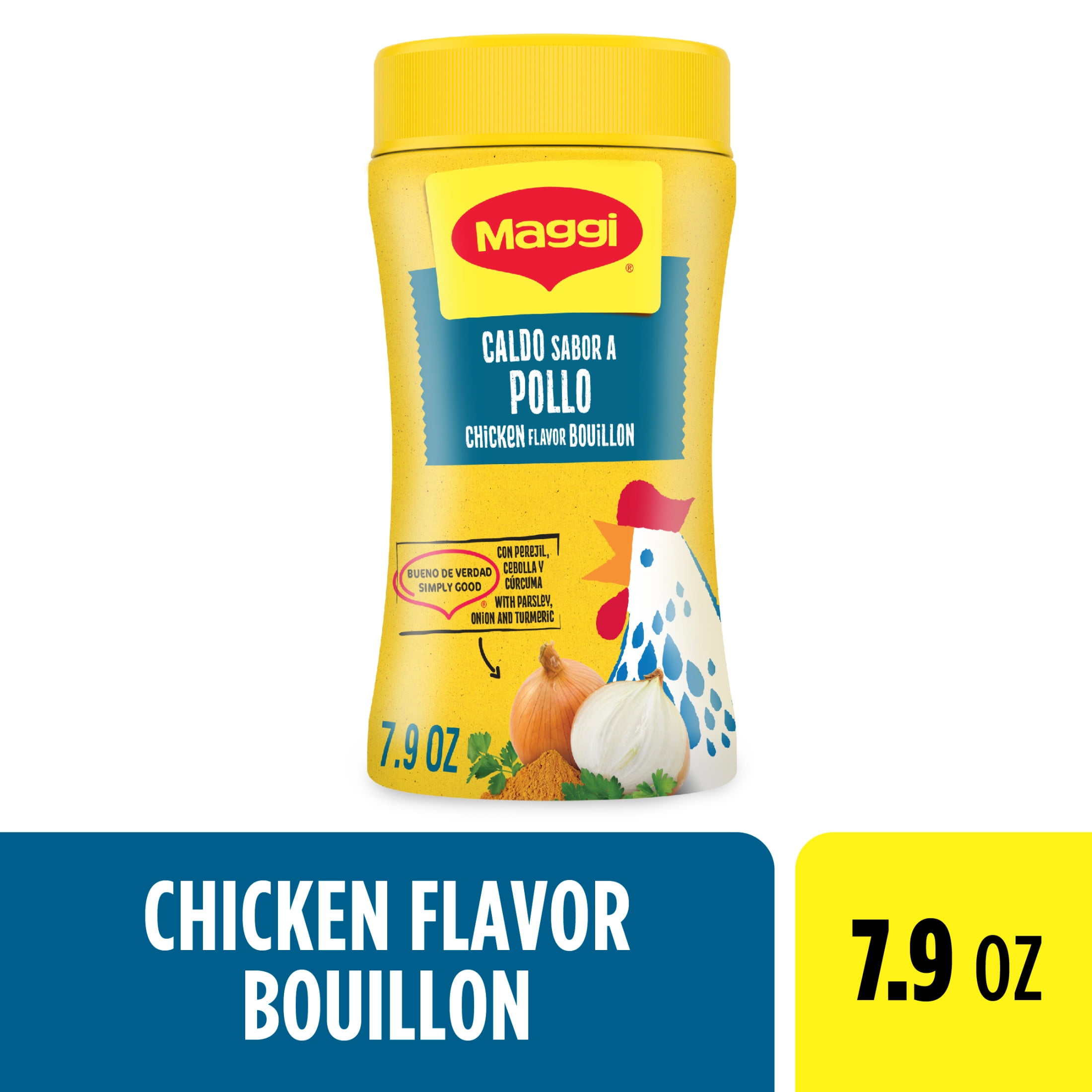 Maggi Caldo Sabor A Pollo Chicken Flavored Bouillon Powder, Granulated Chicken Soup Seasoning 7.9 oz