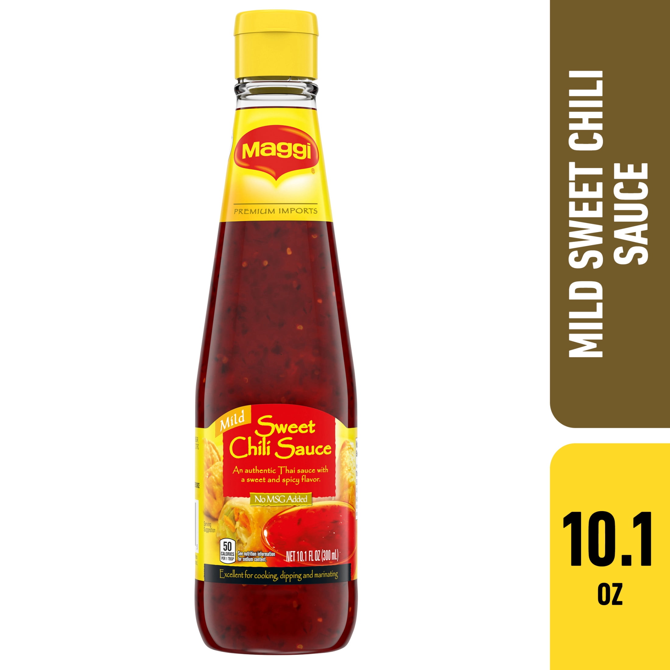 Maggi Mild Sweet Thai Asian Garlic Chili Hot Sauce, 11.43 fl oz Bottle