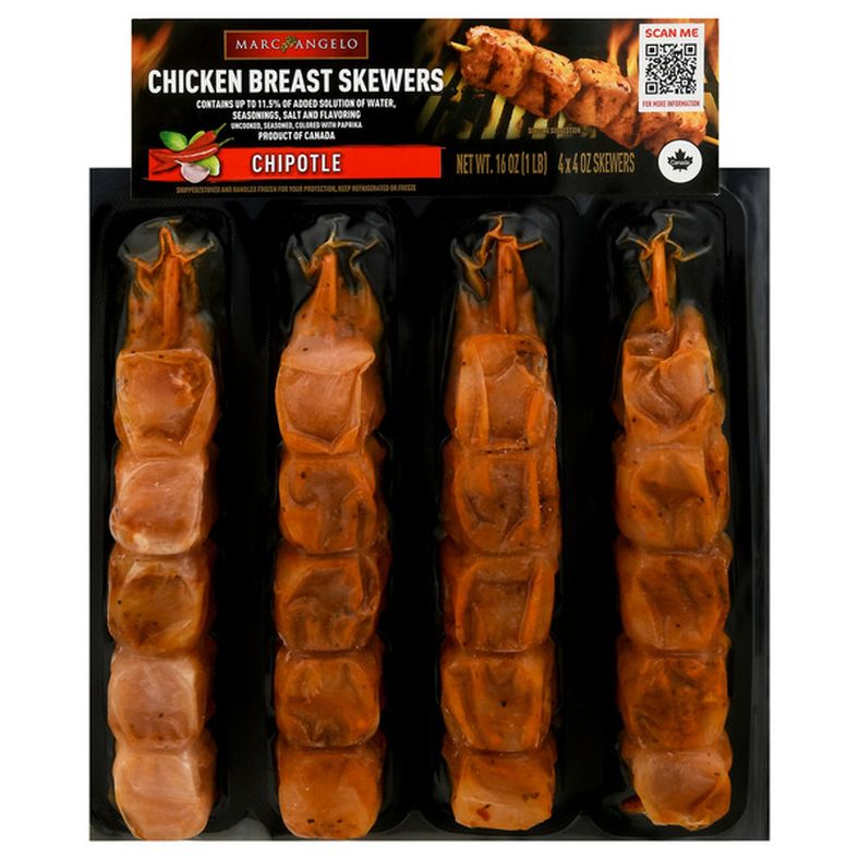 Marcangelo Chicken Breast Skewers, Chipotle