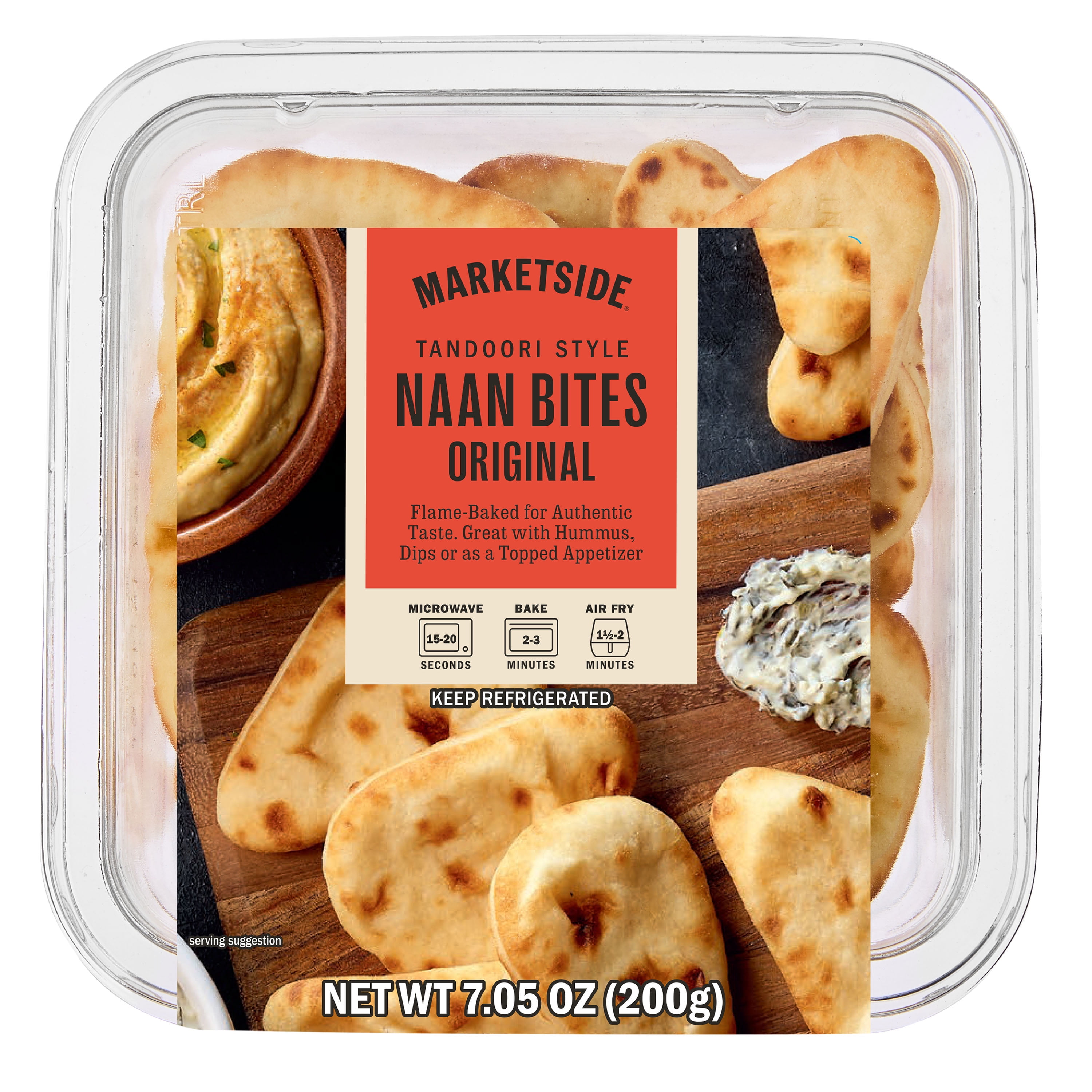 Marketside Tandoori Style Original Naan Bites, 7.05 oz, 15 Count