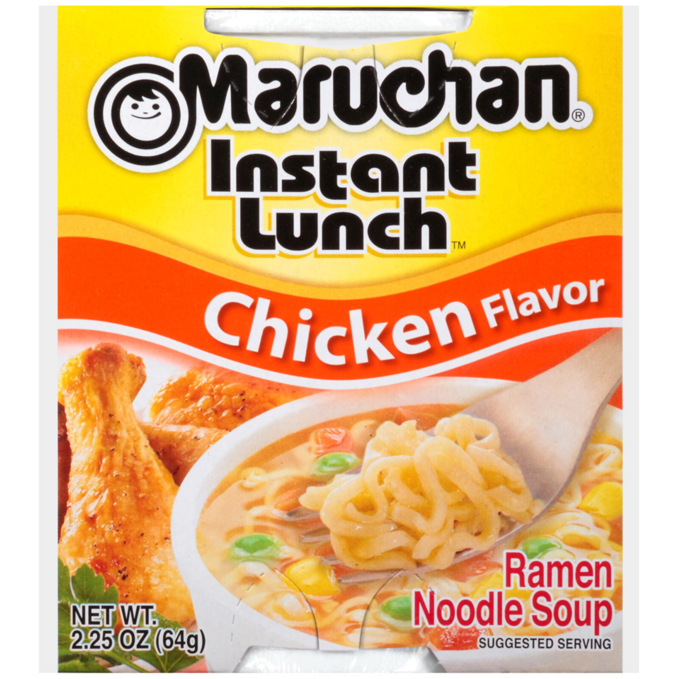 Maruchan Instant Lunch Ramen Noodles, Chicken Flavor, 2.25 oz Cup