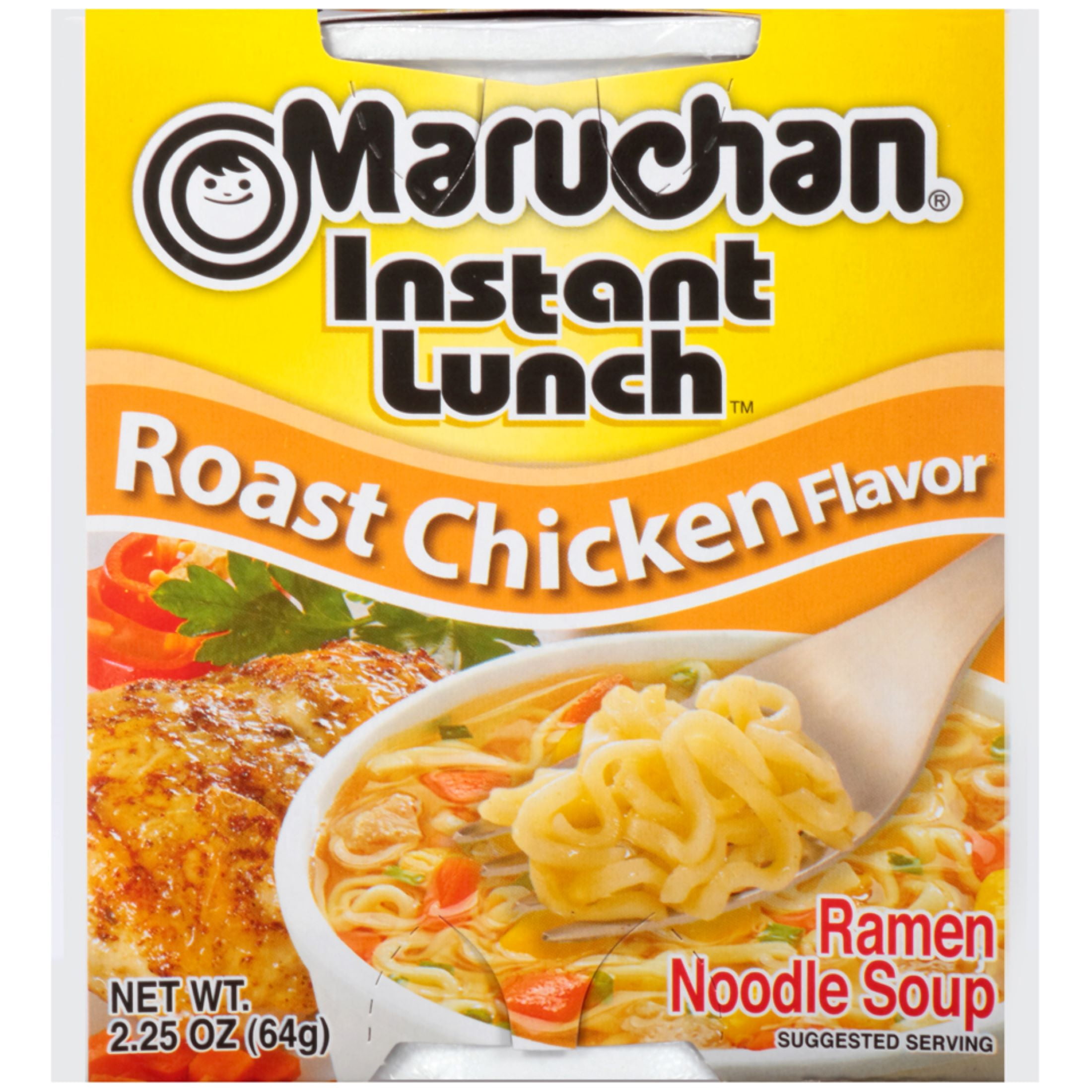 Maruchan Instant Lunch Ramen Noodles, Roast Chicken Flavor, 2.25 oz Cup