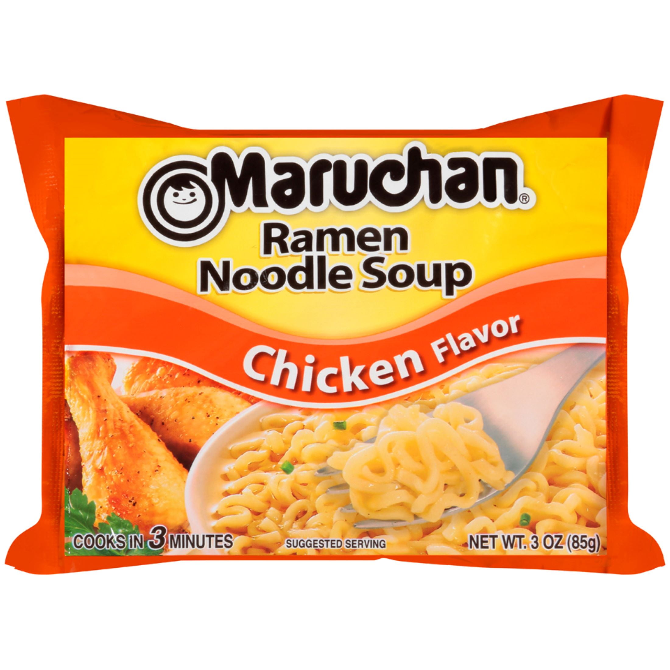 Maruchan Ramen Noodle Soup, Chicken Flavor Instant Noodles, 3 oz