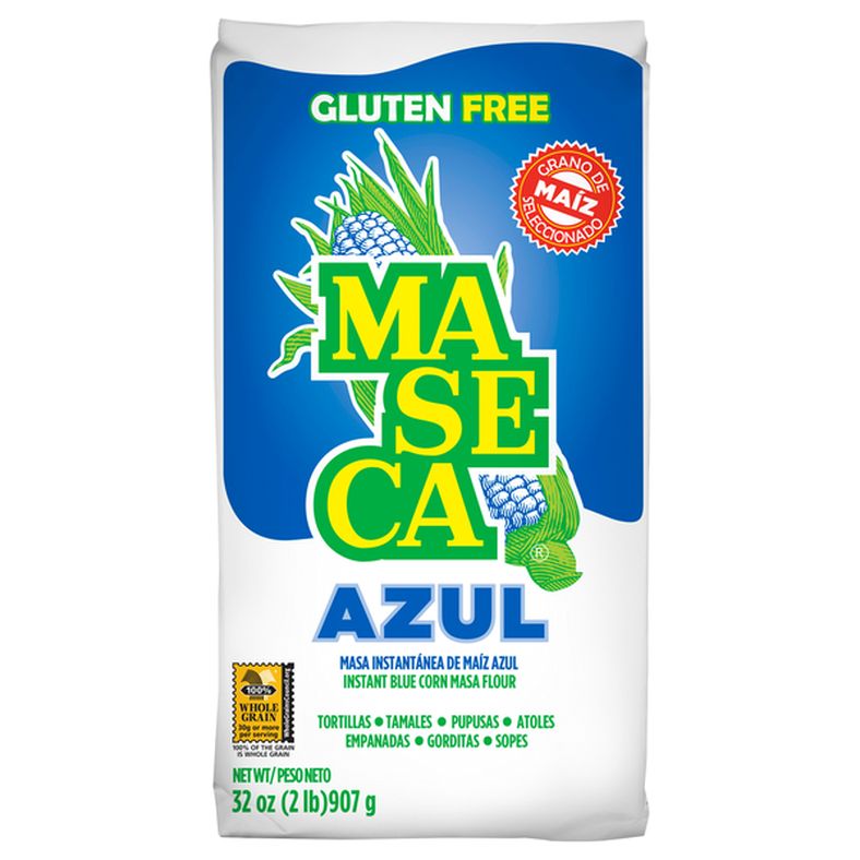 MASECA Corn Masa Flour, Blue, Instant, Gluten Free