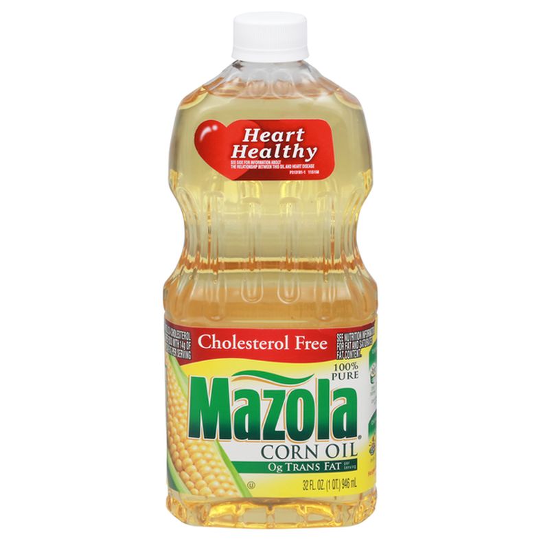 Mazola Corn Oil, Cholesterol Free, 100% Pure