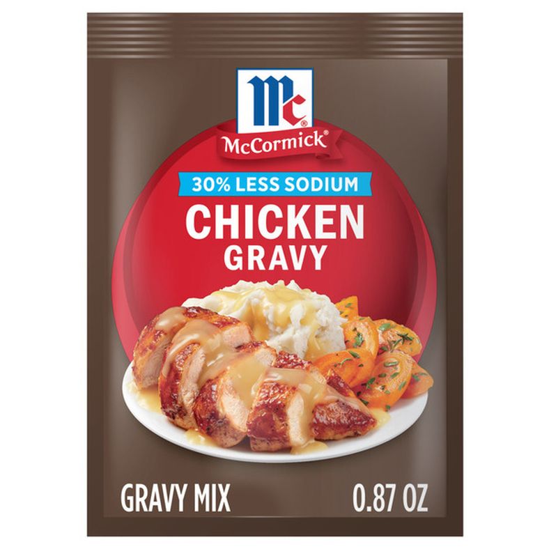 McCormick 30% Less Sodium Chicken Gravy Mix