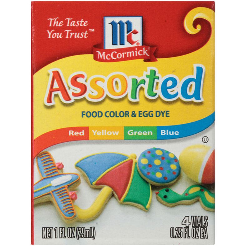 McCormick Assorted Food Color & Egg Dye