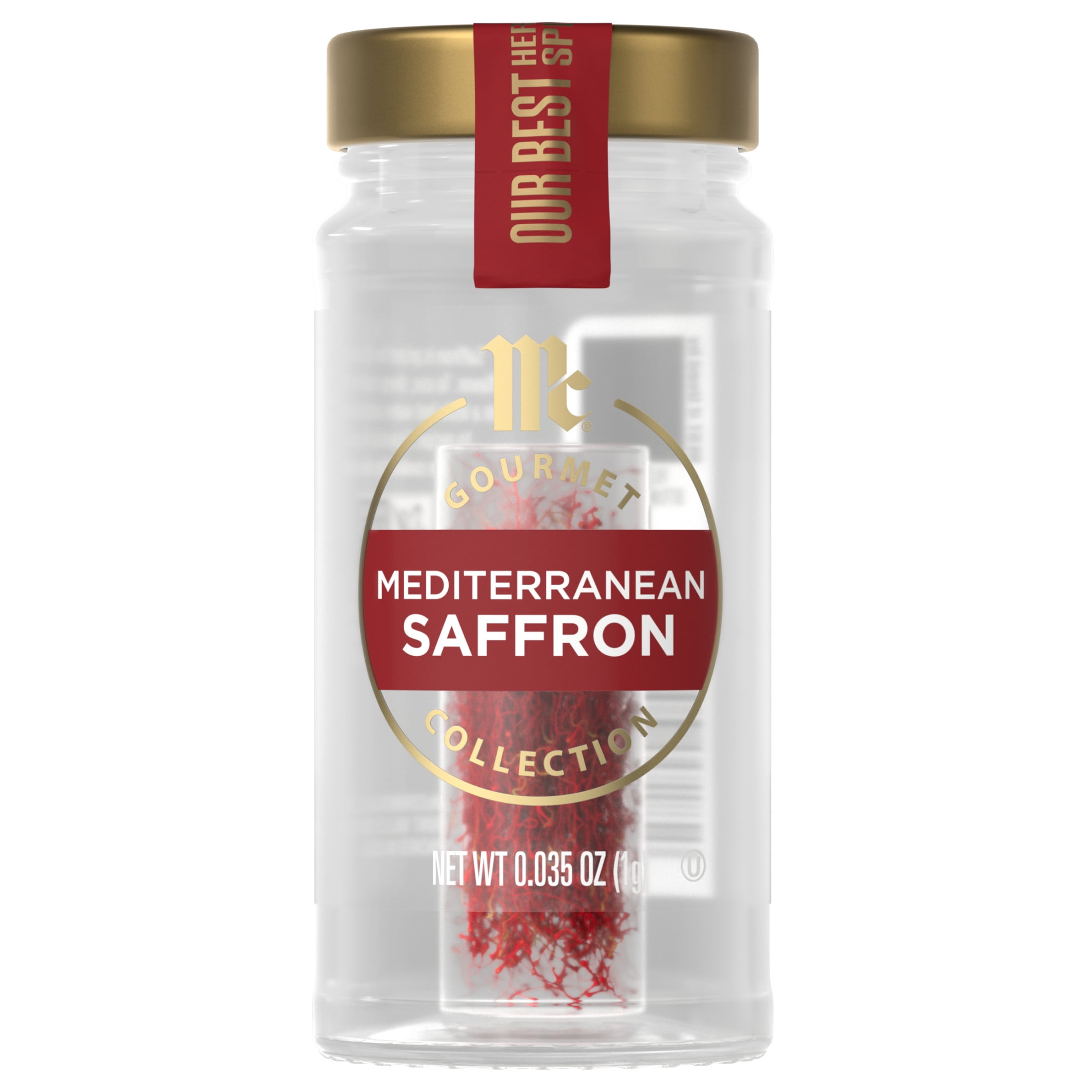 McCormick Gourmet Mediterranean Saffron, 0.04 oz Bottle