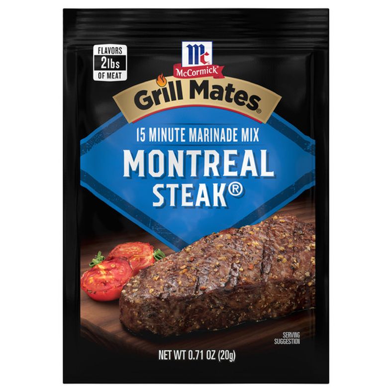 McCormick® GRILL MATES Montreal Steak Marinade Seasoning Mix
