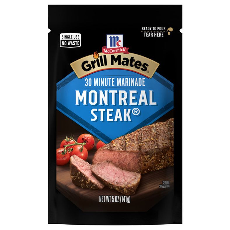 McCormick® GRILL MATES Montreal Steak Single Use Marinade