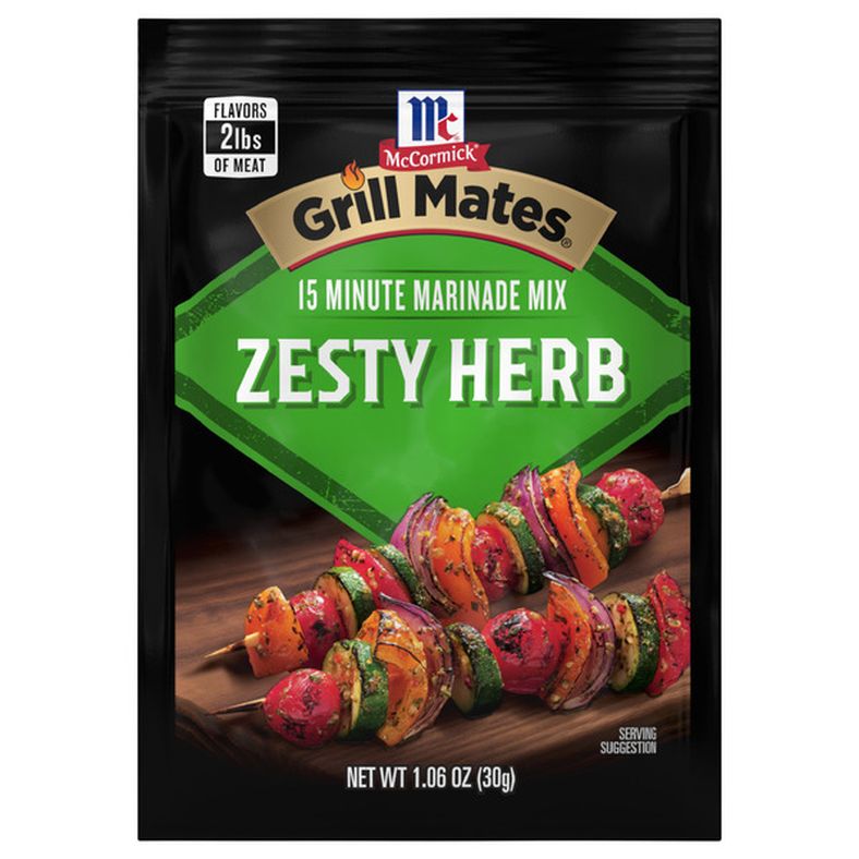 McCormick® GRILL MATES Zesty Herb Marinade Seasoning Mix