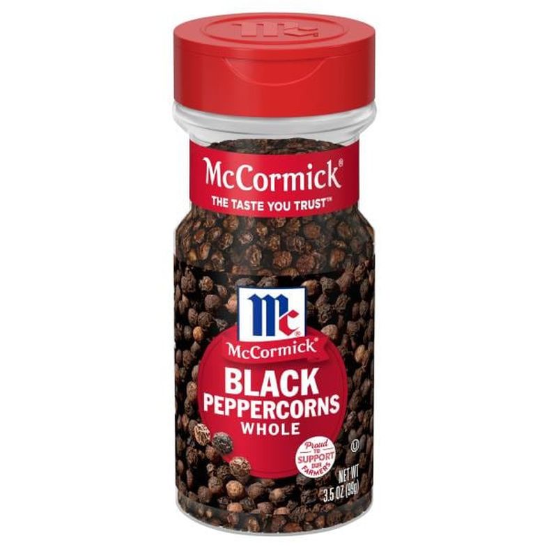 McCormick Whole Black Peppercorns