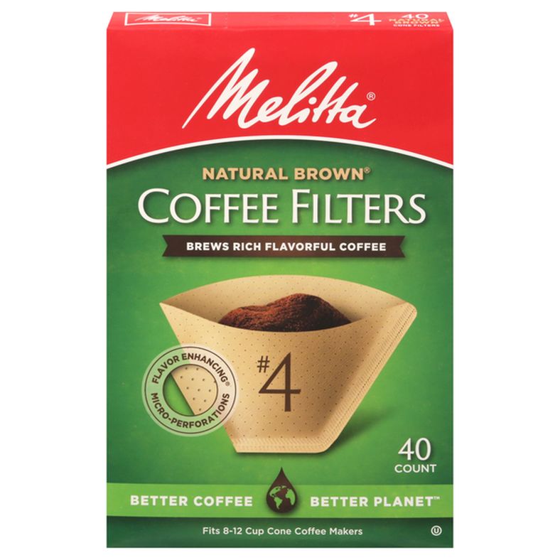 Melitta Super Premium Natural Brown Cone Coffee Filters