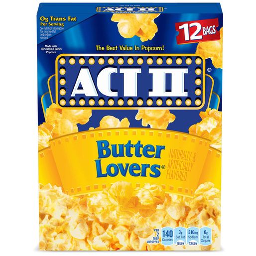 ACT II Butter Lovers Microwave Popcorn (33 016 oz)