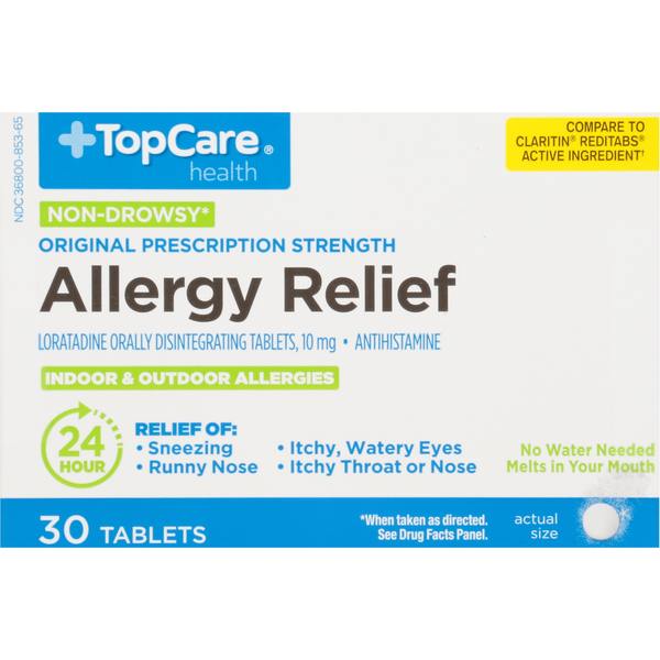 Benadryl Ultratabs Antihistamine Allergy Relief Medicine, 25 mg Diphenhydramine HCl Tablets For Relief of Cold & Allergy Symptoms Such as Sneezing, Runny Nose, & Itchy Eyes & Throat, 48 ct (5 ct)