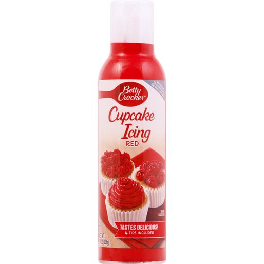 Betty Crocker Cupcake Icing, Red (9 1 oz)