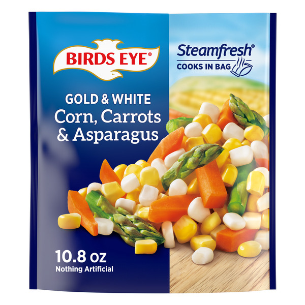 Birds Eye Steamfresh Corn, Carrots &amp; Asparagus Mixed Vegetables, Frozen Vegetables (48041681 g)