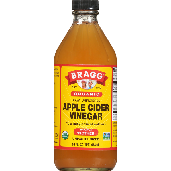 Bragg Organic Raw Unfiltered Apple Cider Vinegar (16 oz)