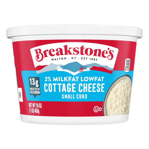 Breakstone's Small Curd 2% Milkfat Lowfat Cottage Cheese oz Tub (16 oz)