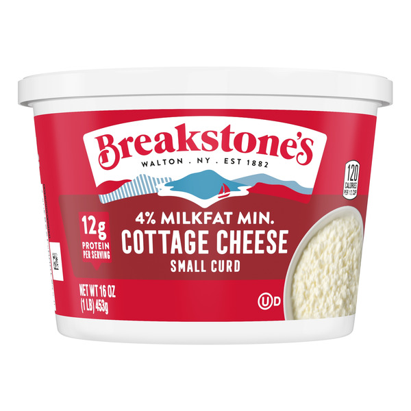 Breakstone's Small Curd 4% Milkfat Min. Cottage Cheese oz Tub (16 oz)