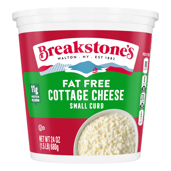 Breakstone's Small Curd Fat Free Cottage Cheese Tub (24 oz)