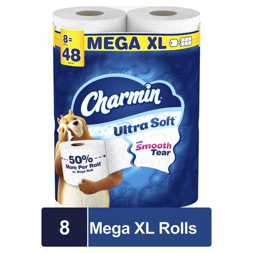 Charmin Ultra Strong Toilet Paper Mega XL Rolls