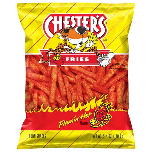 Chester's Fries Flamin' Hot Flavored Corn Snacks (5 25 oz)