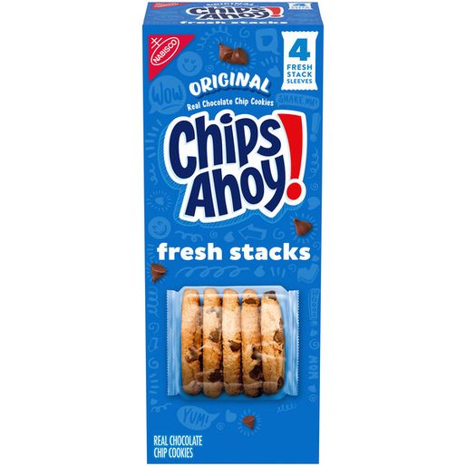 CHIPS AHOY! Fresh Stacks Original Chocolate Chip Cookies, Travel Snacks, Multi Snack Packs 7.76 oz (8 66 oz)