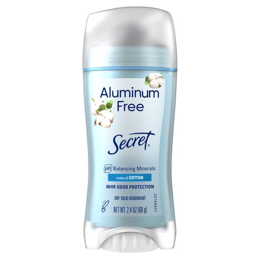 Secret Aluminum Free Deodorant for Women, Cotton (27 oz)