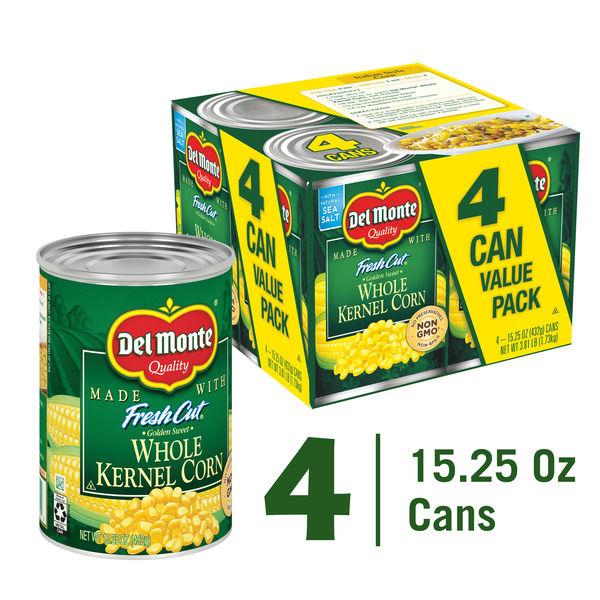 Del Monte Whole Kernel Corn Value Pack (15 25 oz)