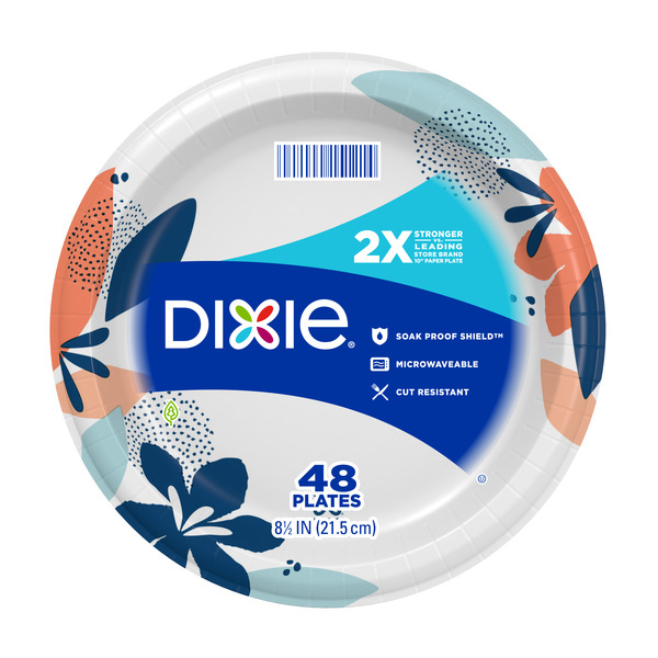 Dixie Paper Plates, 8.5 Inch Lunch/Dinner Plate (Design May Vary) (0 ct)
