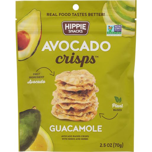 Hippie Snacks Avocado Crisps, Guacamole (11 83 fl oz)