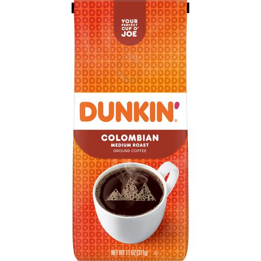Dunkin' Colombian Medium Roast Ground Coffee (12 oz)
