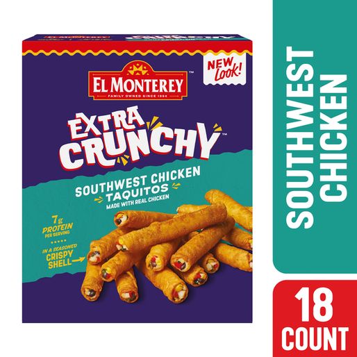 El Monterey Southwest Chicken Extra Crunchy Taquitos (3 lb)