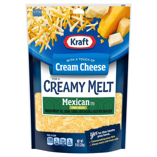 Kraft Mexican Style Four Cheese Cream Cheese (28423156 g)