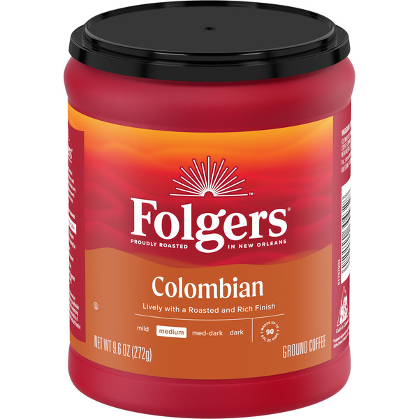 Folgers Colombian Ground Coffee, Medium Roast (26 oz)