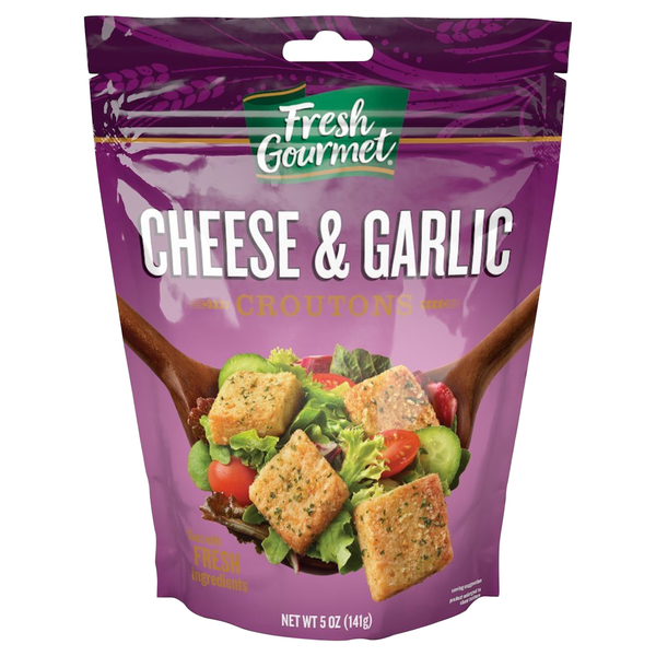 Fresh Gourmet Croutons, Cheese & Garlic (5 oz)