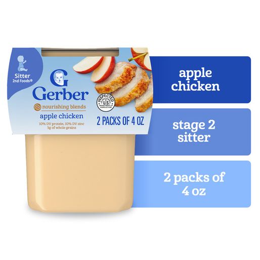 Gerber Stage 3 Baby Food Snacks Mild Cheddar Lil' Crunchies Baby Led Feeding (38373 g)