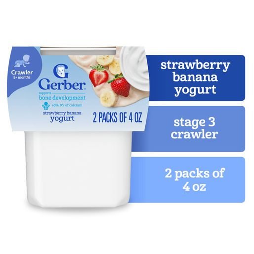 Gerber Strawberry Banana Yogurt – Stage 3 Crawler (29855499 g)