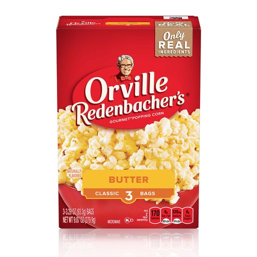 Orville Redenbacher Classic Butter Popcorn, Microwave Popcorn (3 29 oz)