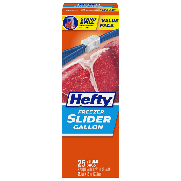 Hefty Freezer Slider Bags Value Pack (0 ct)