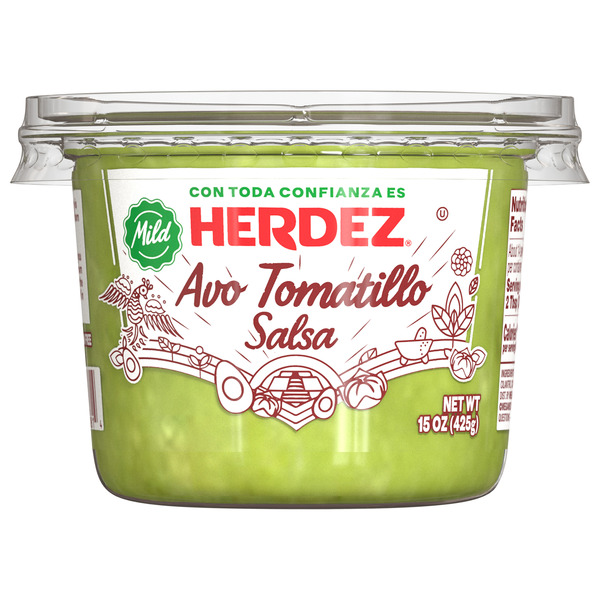 Herdez Avocado Tomatillo Salsa Cup (383 g)
