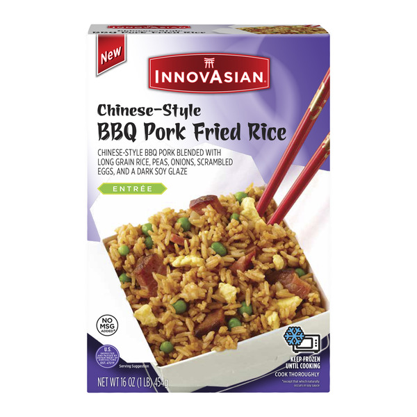 InnovAsian Chinese-Style BBQ Pork Fried Rice, Frozen Entrée (16 oz)