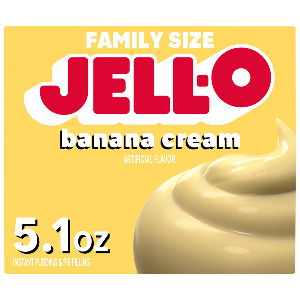 Jell-O Banana Cream Instant Pudding &amp; Pie Filling Mix