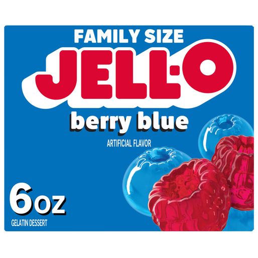Jell-O Berry Blue Gelatin Dessert (6 oz)