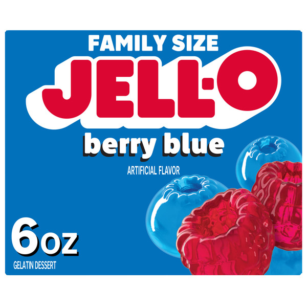 Jell-O Berry Blue Gelatin Dessert (6 oz)