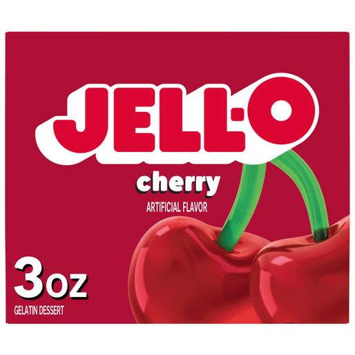 Jell-O Cherry Gelatin Dessert Mix (3 oz)