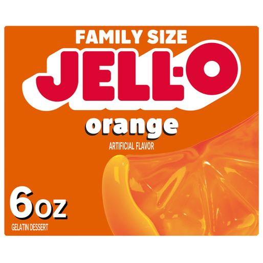 Jell-O Orange Gelatin Dessert Mix (6 oz)
